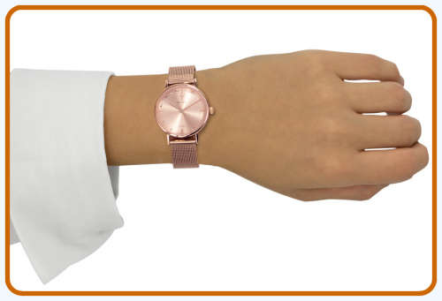 --$199 ***Men/Women Big Dial Nick Cabana Brand**Exclusive** ROSE Dial Gold Stainless Steel Belt.**