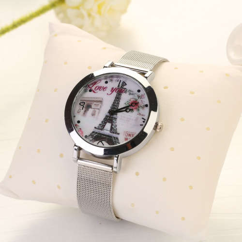 --***Womens Beautiful ~ LOVE~" ARC DE TRIOMPHE " Eiffel Tower Classic Quartz Wrist Watch !!