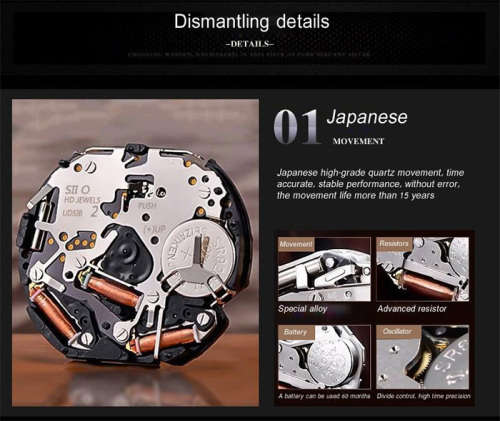 Megir 2011 - Chronograph Watch * 6 HANDS* (3 OPTIONS)
