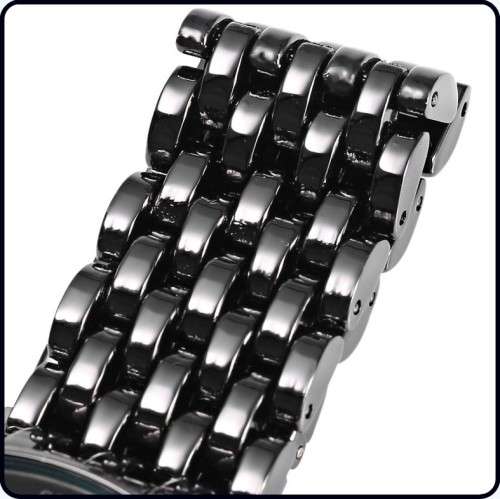 -- * **ELEGANT  SINOBI ALL STEEL BLACK ANALOG DRESS WATCH**