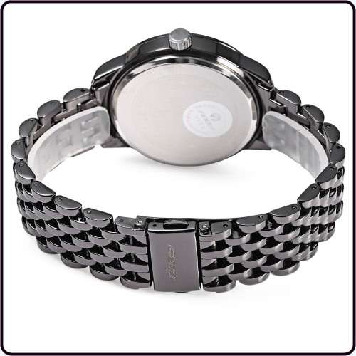 -- * **ELEGANT  SINOBI ALL STEEL BLACK ANALOG DRESS WATCH**