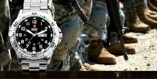 *** SHARK ARMY Brand Top ALL STEEL Date Day Men Analog Wrist Sport Watch*