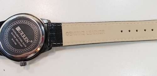 **BLACK  CURREN ( 8119)   Men's Leather Band  Quartz  Wrist Watch * FREE WITH ANY OTHER ITEM!