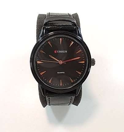 **BLACK  CURREN ( 8119)   Men's Leather Band  Quartz  Wrist Watch * FREE WITH ANY OTHER ITEM!