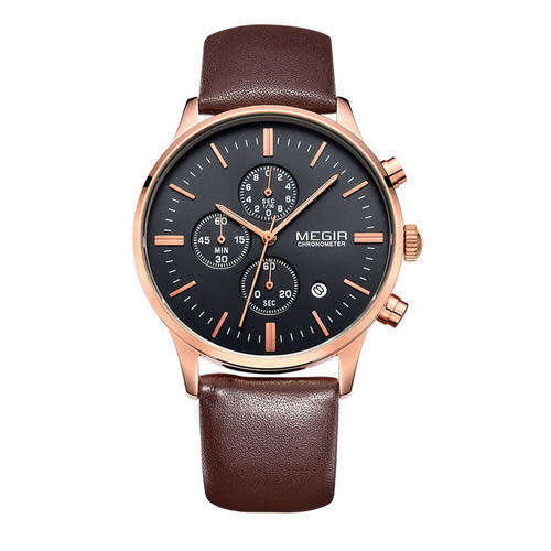 Megir 2011 - Chronograph Watch * 6 HANDS* (3 OPTIONS)