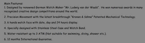 *** KS Men's Imperial Series Date Day  Automatic Mechanical 2 Tone Gold Case Sport Wrist Watch *