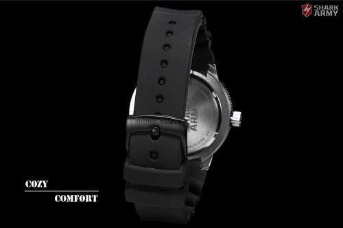 *FREE COURIER* SHARK ARMY- Date Red Hands Quartz Rubber Band Sport Wrist Watch** From: United St