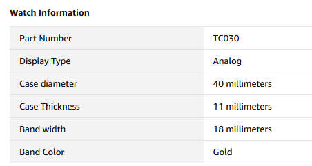 From UK** Magnifisant* Taylor Cole Lady Georgeos Gold Steel Band Bracelet Luxury Watch*
