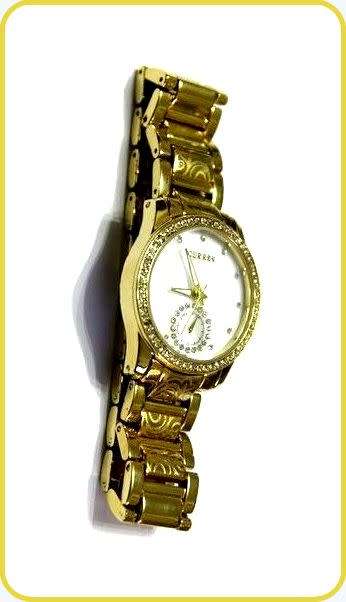 -Womens Curren( 3207 ) Brand** BEAUTIFUL UNIQUE*** Gold Plated *