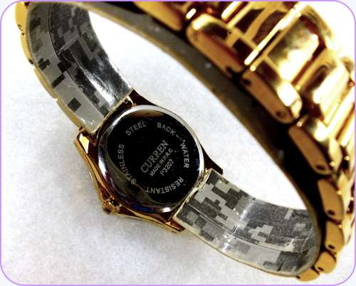 -Womens Curren( 3207 ) Brand** BEAUTIFUL UNIQUE*** Gold Plated *