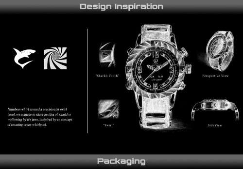 *$89* GOBLIN SHARK** - Men Dual Time Multifunction Quartz Wrist Watch~ Real Musculine & Big**