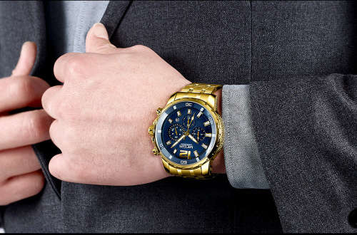 *** Megir 2068 ** Top Watch* New Style Big Luxury Men Quartz Wristwatch CHRONOGRAPH * 6 HANDS *