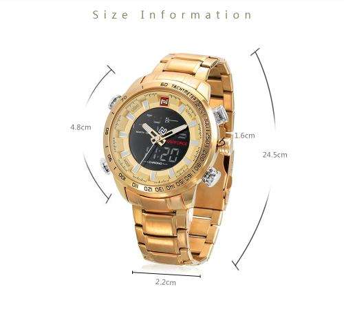 ***Naviforce Brand** New Style Flamboyant Big Luxury Men Multifunction Wristwatch*