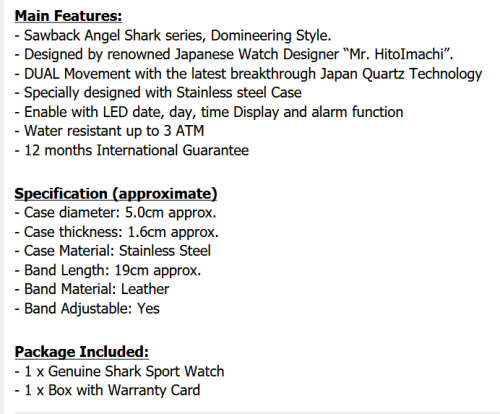 * $48.99 *SHARK*BIG HEAVY* -Luxury Men Digital LED Date Day Quartz Military Sport Wrist Watch