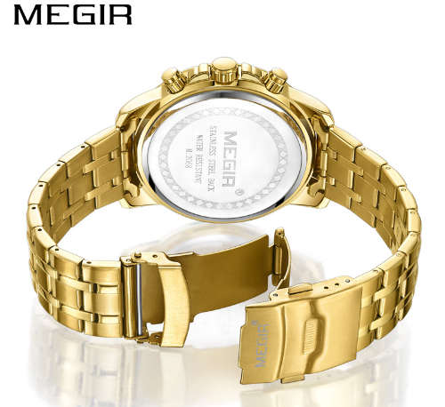 Men s Watches Megir 2068 Top Watch New Style Big Luxury Men Quartz Wristwatch CHRONOGRAPH 6 HANDS was sold for 571.00 on 5 Jan at 16 01 by nylocx in Koppies ID 390507663