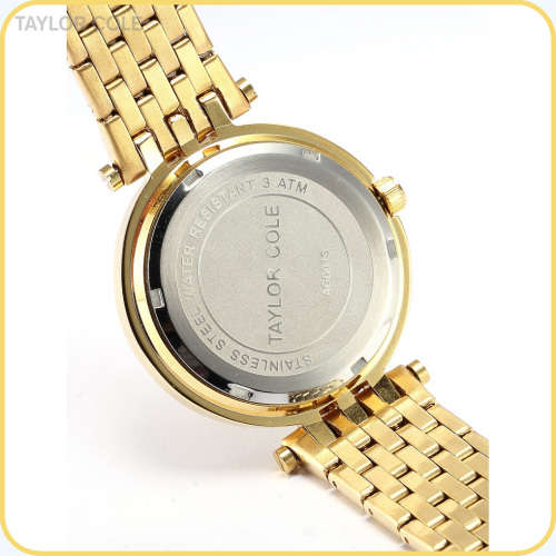 From UK** Magnifisant* Taylor Cole Lady Georgeos Steel Band Bracelet Luxury Watch*
