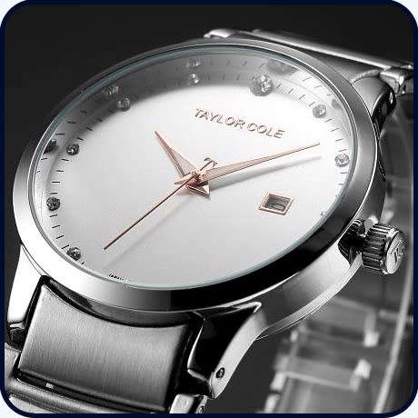 * Magnifisant* Taylor Cole-**Business Flair** Date Watch*