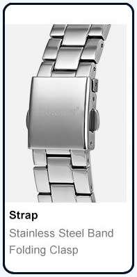 CURREN® 9007 LOVELY ALL STEEL LADIES AUTO DATE SILVER  QUALITY WATCH