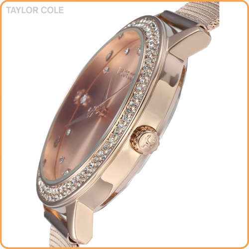 From UK ** Magnifisant*Taylor Cole Lady Georgeos Steel Band Bracelet Luxury Watch*FREE SHIPPING*