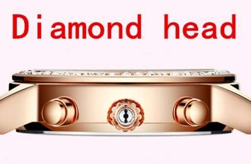 Lige 9812 - Ladies Lovely  Watch * 6 HANDS* Box,Book, & Papers ** White Dial/Red Strap