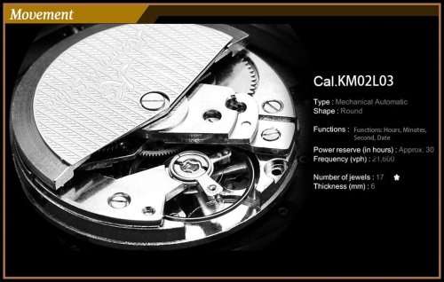 *KS Imperial*  Black Dial* Rose Gold Case Automatic Mechanical Mens **Analog Wrist Watch*FULL HOUSE!