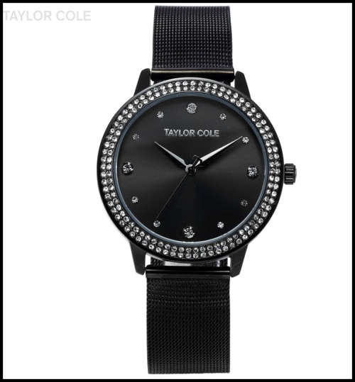 From UK ** Magnifisant*Taylor Cole Lady Georgeos Steel Band Bracelet Luxury Watch*FREE SHIPPING*