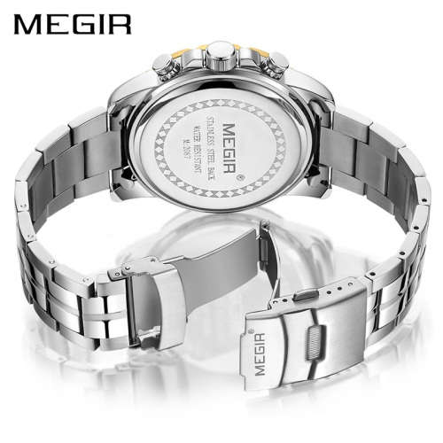 *** Megir (2087)  Brand** Top Watch* New Style  Big Luxury Men Quartz Watch CHRONOGRAPH * 6 HANDS *