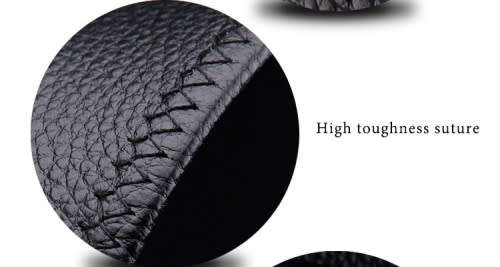 ** Men * Designer Black Buckle Black Leather Automatic Waist Belt