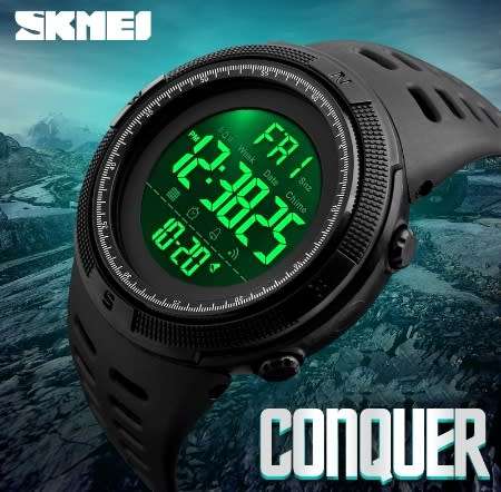 **SKMEI SPORT 1251~ Multifunction Black Sport watch with Brand Box ~FREE SHIPPING~