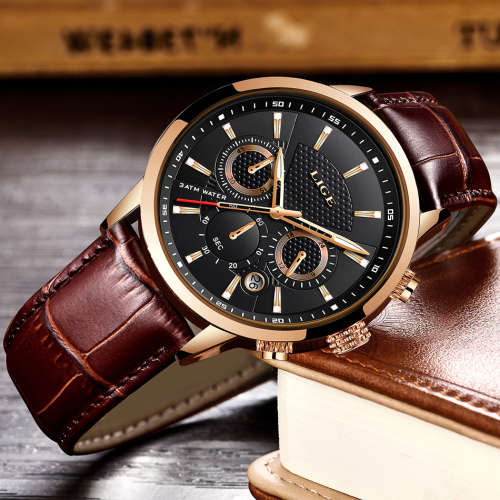**LIGE 9866~Luxury Multifunction Sport watch with Brand Box ~FULL HOUSE