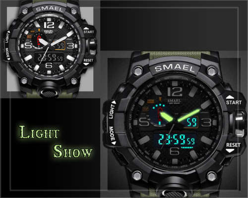 Men s Watches SMAEL SL 1545 Multifunction Military Sport watch with Brand Box Big Dial 51mm was sold for 385.00 on 31 May at 23 46 by nylocx in Koppies ID 468843288