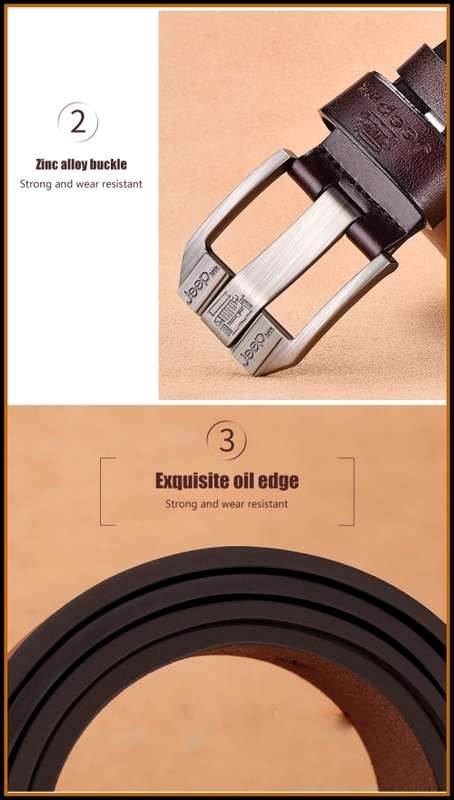 *Men * Designer * Buckle Brown or Black Leather Waist Belt-HIGH FASHION HOT!