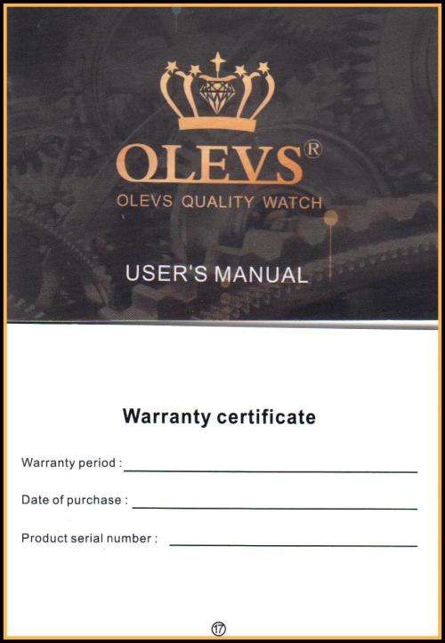 ** CLASSIC -OLEVS 2868* Top Luxury FULL Steel *6 Hands* Chronograph Watch Men