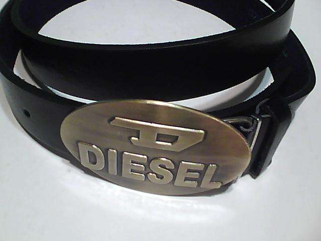 BLACK BELT WITH BIG DIESEL  BUCKLE