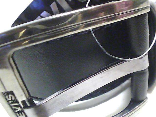 LEVIS----STYLE AND QUALITY----GENIUNE LEATHER BLACK BELT