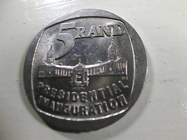 INAUGURATION R5.00 -WHAT IS IT WORTH?