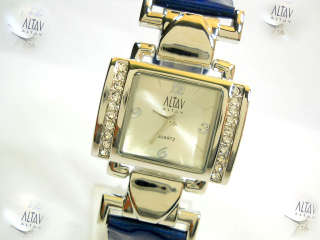 -ALTAV LADIES HIGH  FASHION BLUE STRAP  WATCH-