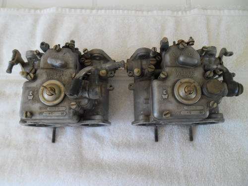 2 - 40 DC Weber Side Draft  Carburetors