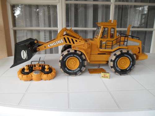 Very Large Vintage Plastic Radio Control Express Transport Technical Vehicles Toy