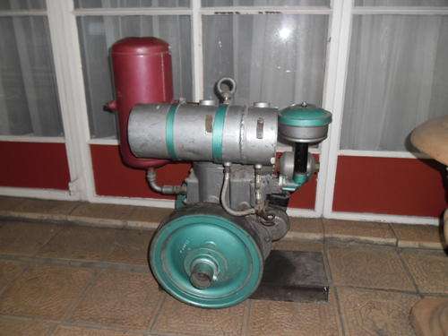 Old double fly wheel 5 HP Wolseley stationary engine to use for pumping water
