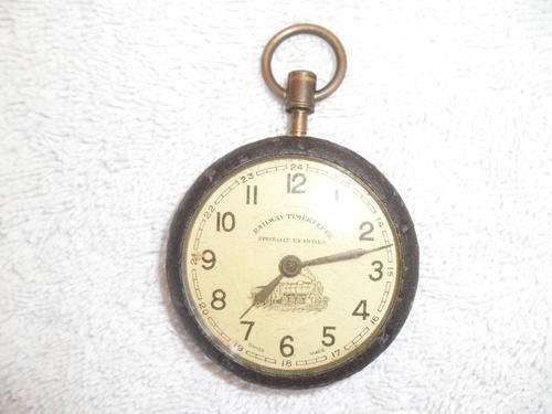 vintage railway time keeper specially examined pocket watch