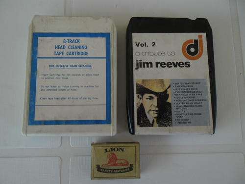 vintage 8-track tapes