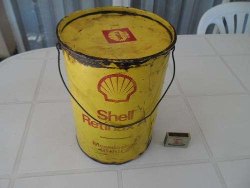 vintage 5kg shell grease can