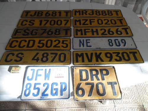 12 stunning vintage used car number plates