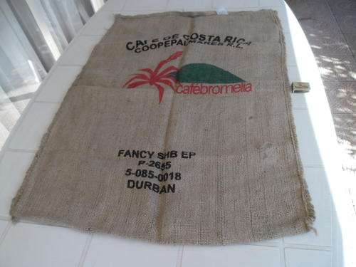 large Hessian bag