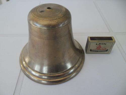 large heavy brass bell with out accessories