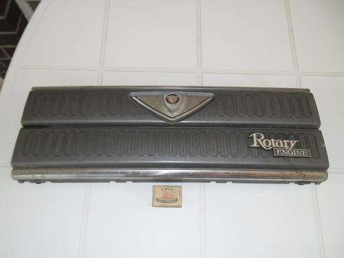 stunning vintage Mazda rotary engine back plastic cover for man cave