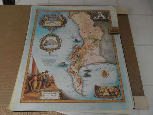 12 larges south African wines of origin maps design in 1973 by Janice Ashby