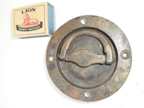 old rare SAR brass door handle 90mm wide