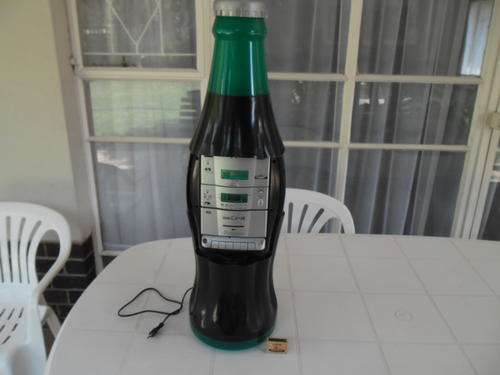 vintage large plastic coca cola hi-fi system CD @ tape @ radio and working no Bobshop shipping